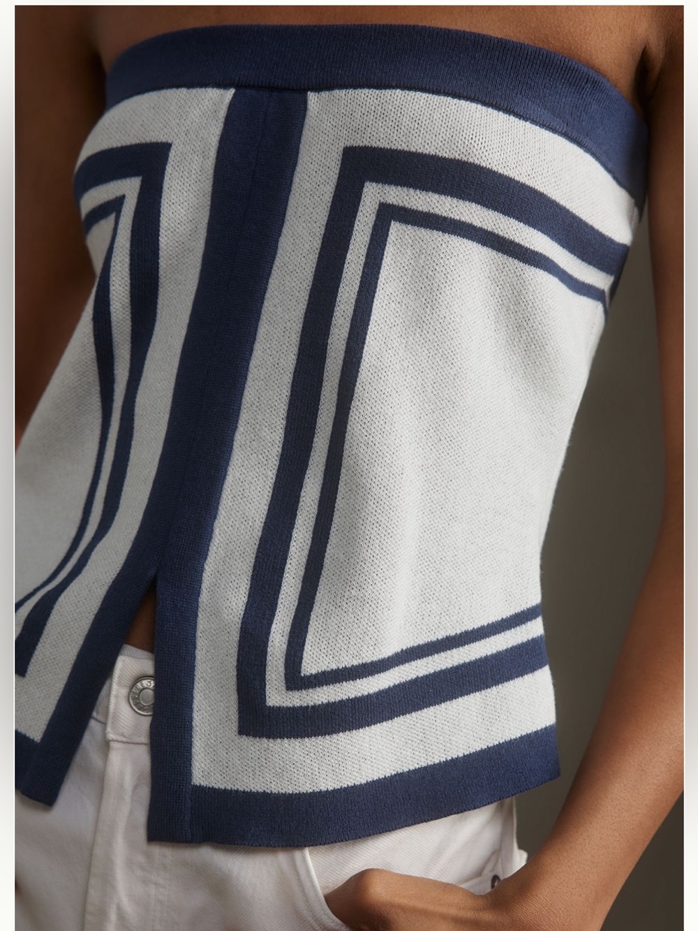 Anthropologie Deco Sweater Tube Top
